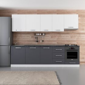 Minar 280-A5 Ece Beyaz Antrasit 280 cm Mutfak Dolabı