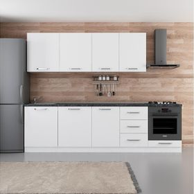 Minar 280-B3 Rüya Beyaz 280 cm Mutfak Dolabı