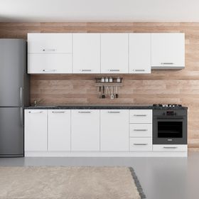 Minar 280-B8 Rüya Beyaz 280 cm Mutfak Dolabı