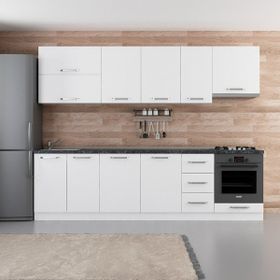 Minar 280-B8 Rüya Beyaz 280 cm Mutfak Dolabı