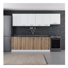 Minar 280-D10 Ezgi Beyaz Dore 280 cm Mutfak Dolabı