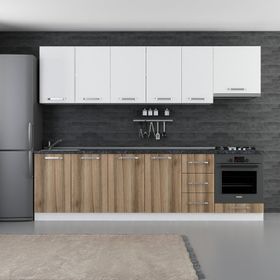 Minar 280-D11 Ezgi Beyaz Dore 280 cm Mutfak Dolabı