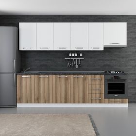 Minar 280-D11 Ezgi Beyaz Dore 280 cm Mutfak Dolabı