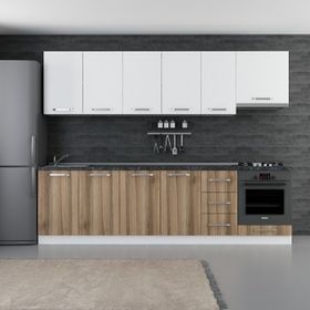 Minar 280-D11 Ezgi Beyaz Dore 280 cm Mutfak Dolabı