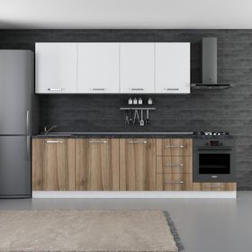 Minar 280-D3 Ezgi Beyaz Dore 280 cm Mutfak Dolabı