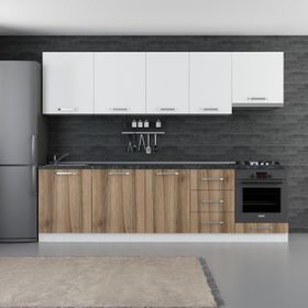 Minar 280-D5 Ezgi Beyaz Dore 280 cm Mutfak Dolabı