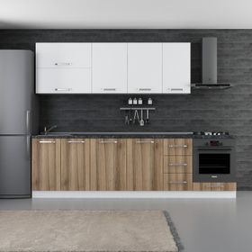 Minar 280-D6 Beyaz Dore Ezgi 280 cm Mutfak Dolabı
