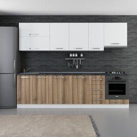 Minar 280-D8 Ezgi Beyaz Dore 280 cm Mutfak Dolabı