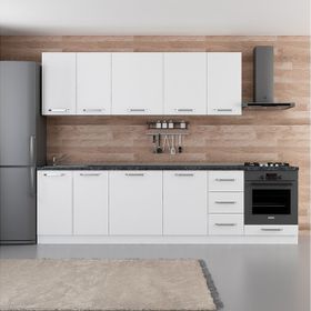 Minar 290-B3 Sezgi Beyaz 290 cm Mutfak Dolabı