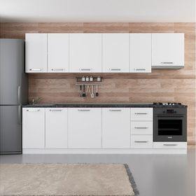 Minar 290-B5 Beyaz Sezgi 290 cm Mutfak Dolabı