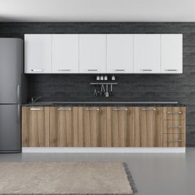 Minar 290-D2 Lotus Beyaz Dore 290 cm Mutfak Dolabı