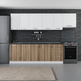 Minar 290-D4 Lotus Beyaz Dore 290 cm Mutfak Dolabı