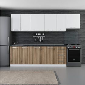 Minar 290-D4 Lotus Beyaz Dore 290 cm Mutfak Dolabı