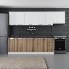 Minar 290-D4 Lotus Beyaz Dore 290 cm Mutfak Dolabı
