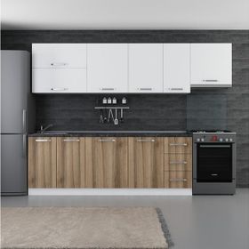 Minar 290-D7 Lotus Beyaz Dore 290 cm Mutfak Dolabı