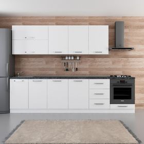 Minar 300-B7 Basic Beyaz 300 cm Mutfak Dolabı