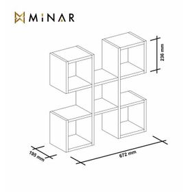 Minar Capri Duvar Rafı