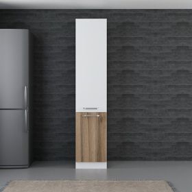 Minar D45 D1 Beyaz Dore 45 cm Mutfak Boy Dolabı