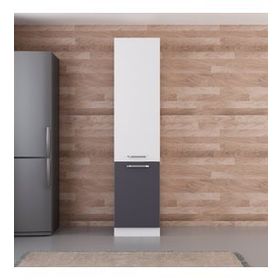 Minar D50 A1 Beyaz Antrasit 50 cm Mutfak Boy Dolabı