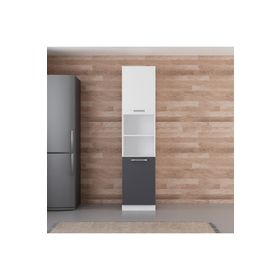 Minar D50 A2 Beyaz Antrasit 50 cm Mutfak Boy Dolabı