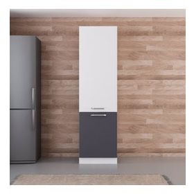 Minar D60 A1 Beyaz Antrasit 60 cm Mutfak Boy Dolabı