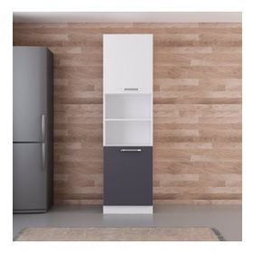 Minar D60 A2 Beyaz Antrasit 60 cm Mutfak Boy Dolabı