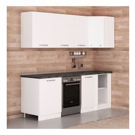 Minar K225-B2 Beyaz 225 cm Köşe Mutfak Dolabı