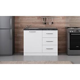 Minar Mobilya 110-B1-Alt Beyaz 110 CM Mutfak Dolabı