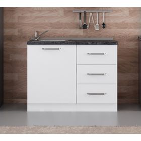 Minar Mobilya 110-B1-Alt Beyaz 110 CM Mutfak Dolabı
