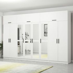 Minar Mobilya 210-B2 Beyaz 210 cm Hazır Mutfak Dolabı