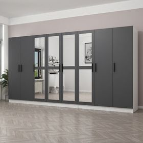 Minar Mobilya 210-D1 Beyaz Dore 210 cm Hazır Mutfak Dolabı