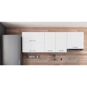 Minar Mobilya 220 cm Beyaz 220-b8 Üst Mutfak Dolabı