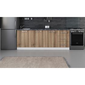 Minar Mobilya 220-D1 Beyaz Dore 220 cm Hazır Mutfak Dolabı