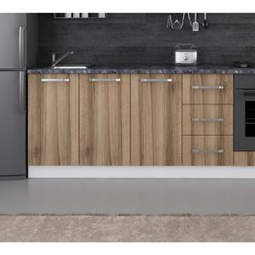 Minar Mobilya 220-D4 Beyaz Dore 220 cm Hazır Mutfak Dolabı