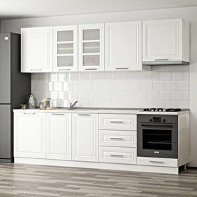Minar Mobilya 270 CM Mebran C Beyaz 270-MCB1 Mutfak Dolabı