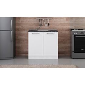 Minar Mobilya 90-B1-Alt Modül 90 cm Beyaz Mutfak Dolabı