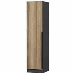 Minar Mobilya Minar Kale 1 Kapaklı Antrasit Dore Plus 210 CM Dolap