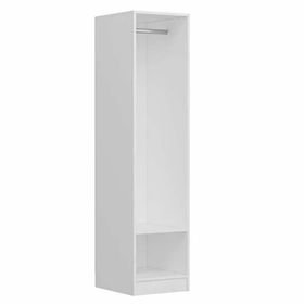 Minar Mobilya Minar Kale 1 Kapaklı Beyaz Dore Plus 190 CM Dolap