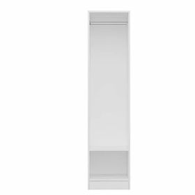 Minar Mobilya Minar Kale 1 Kapaklı Beyaz Dore Plus 190 CM Dolap