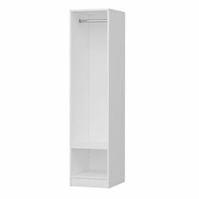 Minar Mobilya Minar Kale 1 Kapaklı Beyaz İlk Bahar Mebran 190 CM Dolap
