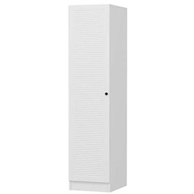 Minar Mobilya Minar Kale 1 Kapaklı Beyaz Panjur 210 CM Dolap