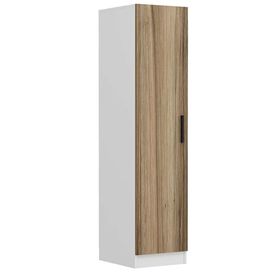 Minar Mobilya Minar Kale 1 Kapaklı Dore Beyaz 190 CM Dolap