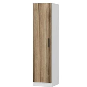 Minar Mobilya Minar Kale 1 Kapaklı Dore Beyaz 210 CM Dolap
