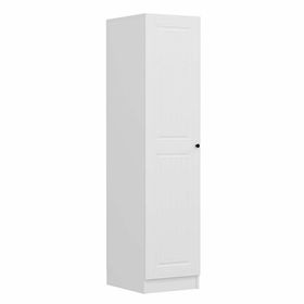 Minar Mobilya Minar Kale 1 Kapaklı Raflı Beyaz İlk Bahar Mebran 190 CM Dolap