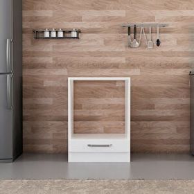 Minar Mobilya Mutfak Alt Modül 1 Kapaklı 60 cm Ank Beyaz B1 Dolap