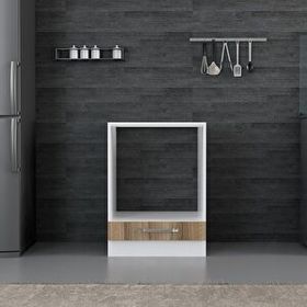 Minar Mobilya Mutfak Alt Modül 1 Kapaklı 60 cm Ank Beyaz Dore D1 Dolap