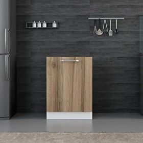 Minar Mobilya Mutfak Alt Modül 1 Kapaklı 60 cm Evye Beyaz Dore D1 Dolap