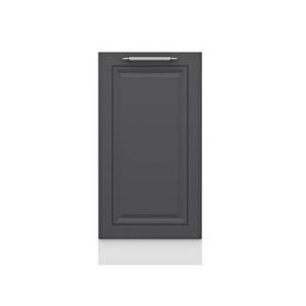 Minar Mobilya Mutfak Modül Alt 1 Kapaklı 1 Raflı 40 cm Beyaz Membran C Antrasit Dolap