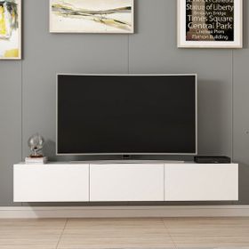 Minar Parlak Beyaz Rigel Tv Ünitesi