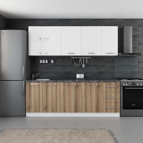 Minar Space Beyaz Dore 2 220 cm Mutfak Dolabı
